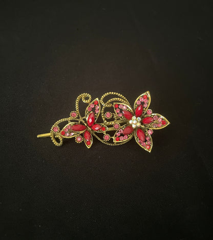 Flower and Butterfly Hair Clip image 4