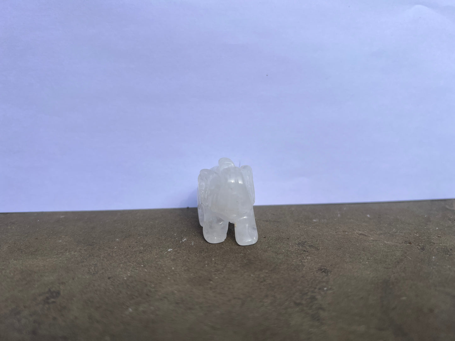 Clear Quartz Elephant image 1