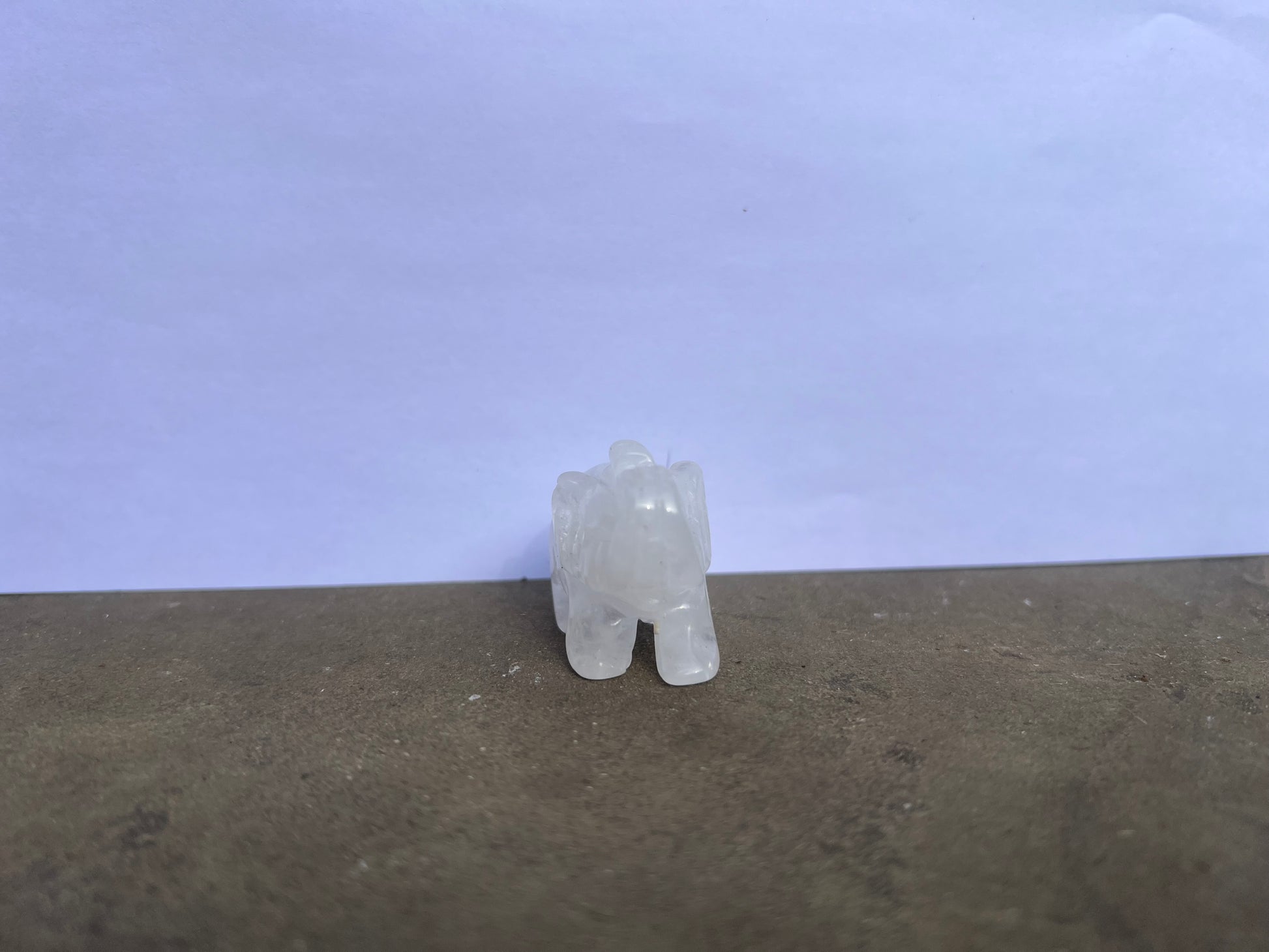 Clear Quartz Elephant image 1