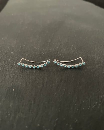 Cubic Zirconia Single Row Ear Climbers image 2