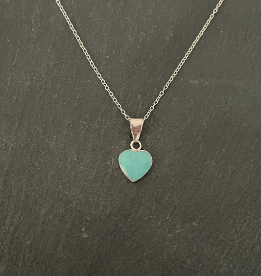 Turquoise Heart Pendant image 0