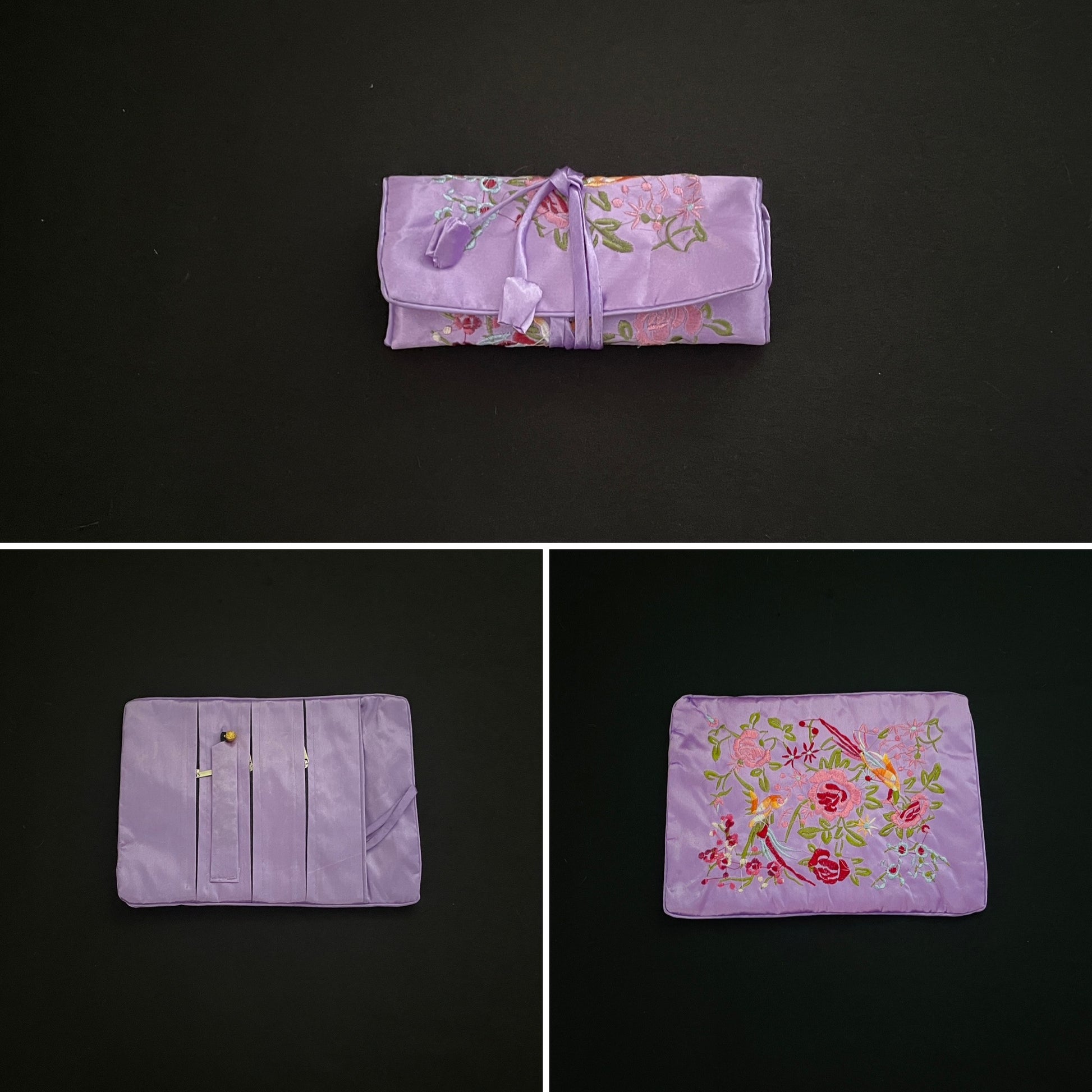Purple Flower Jewellery Wrap image 0