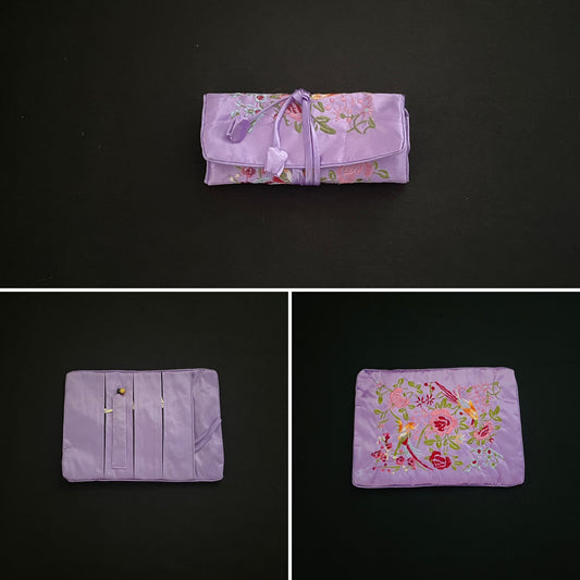 Purple Flower Jewellery Wrap image 0