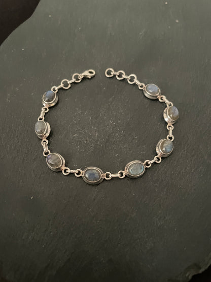 Labradorite and Silver Bracelet image 2
