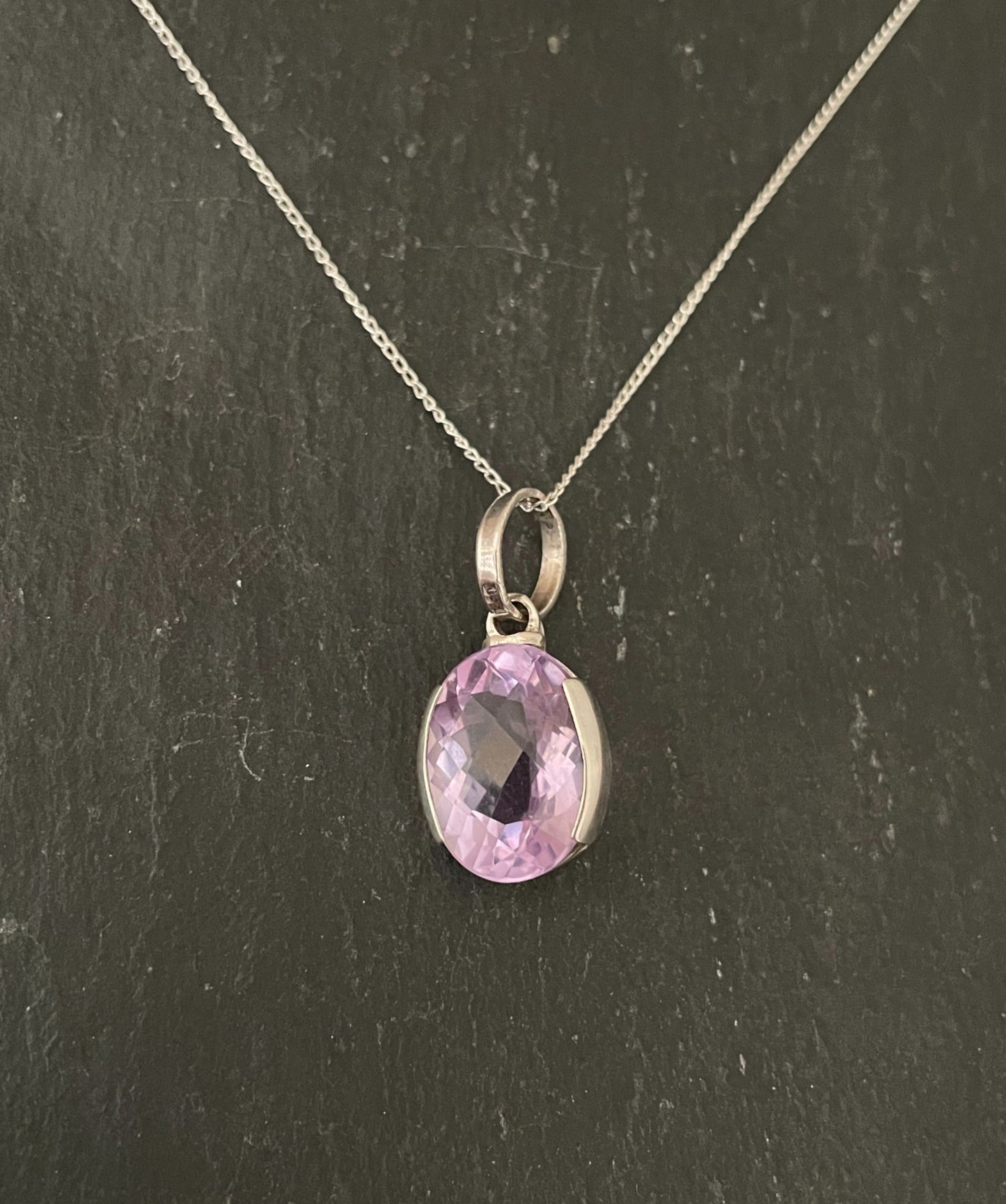 Amethyst Oval Pendant image 0