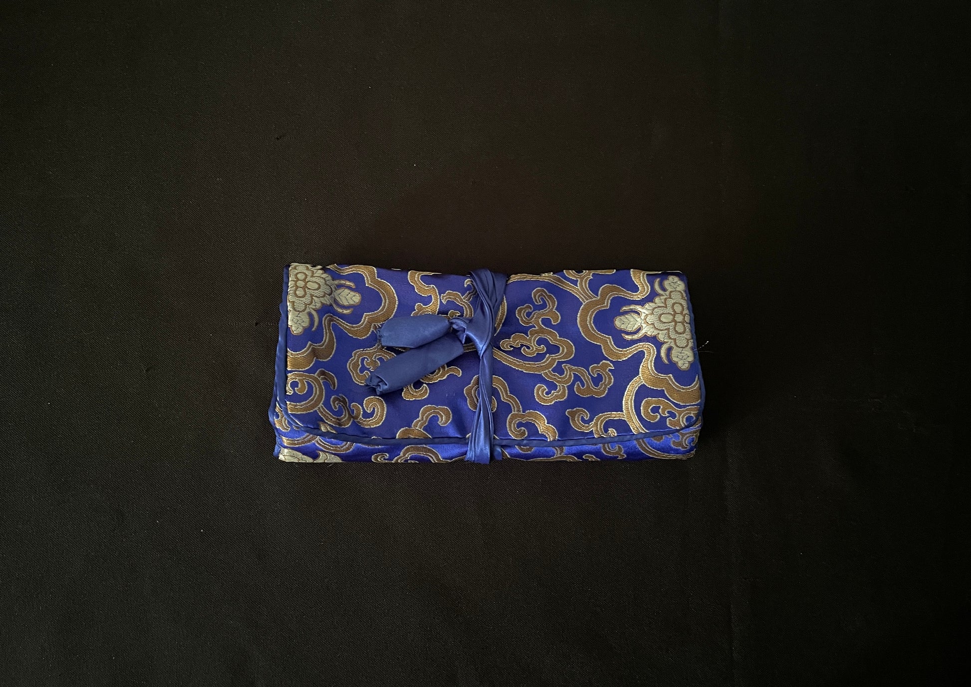 Blue and Gold Jewellery Wrap image 1