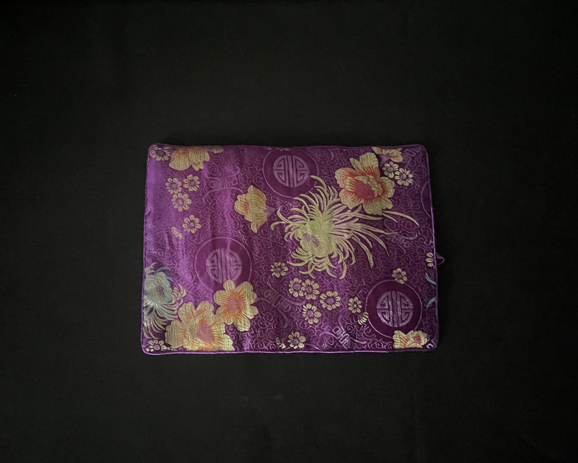 Dark Purple Flower Jewellery Wrap image 2