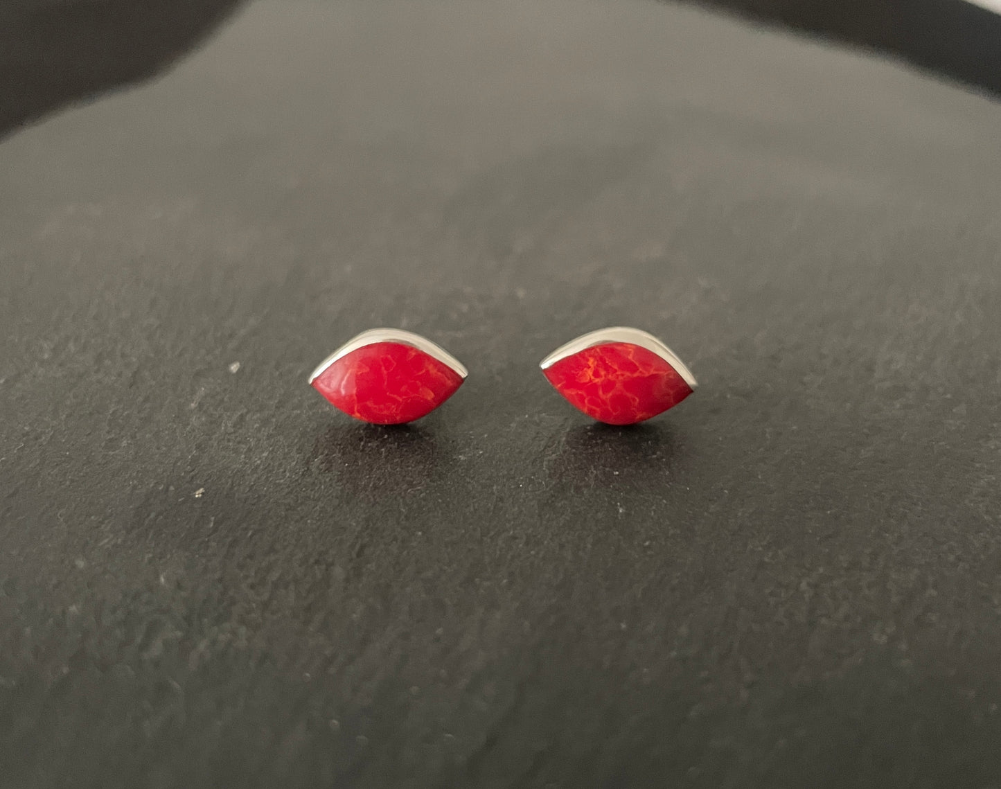 Coral Stud Earrings image 0