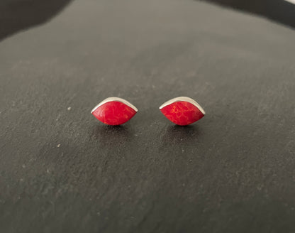Coral Stud Earrings image 0