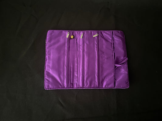 Purple Flower Jewellery Wrap