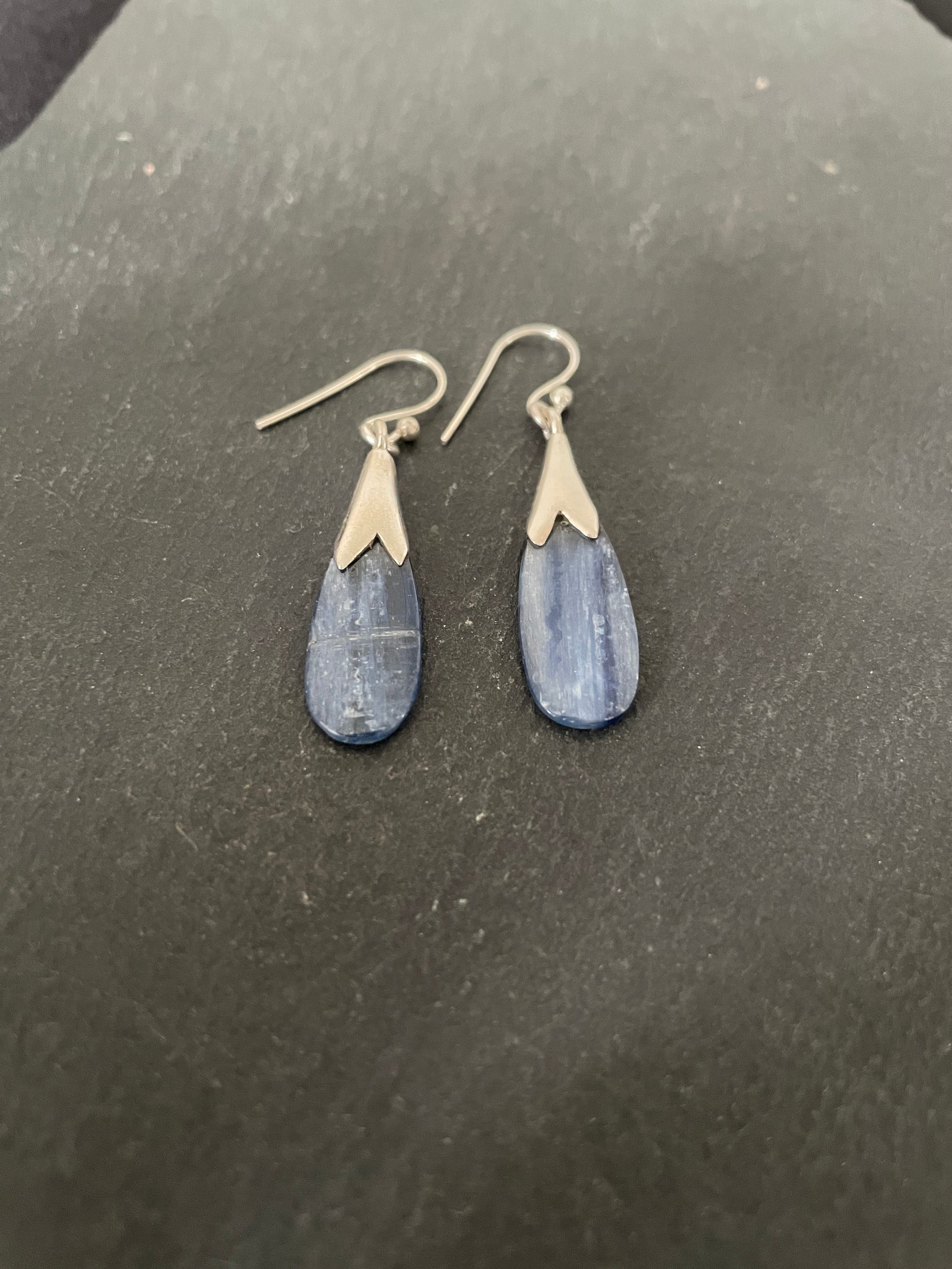 Kyanite and Silver Earrings image 1