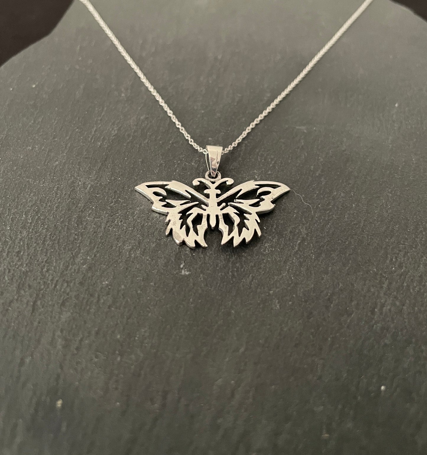 Silver Butterfly Pendant image 1