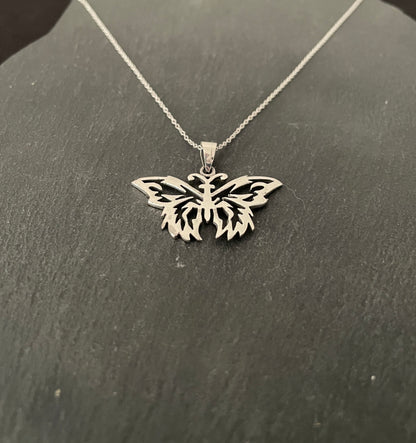 Silver Butterfly Pendant image 1