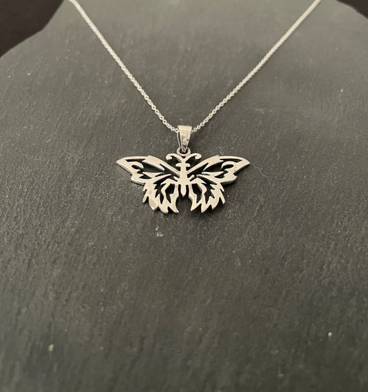 Silver Butterfly Pendant image 1