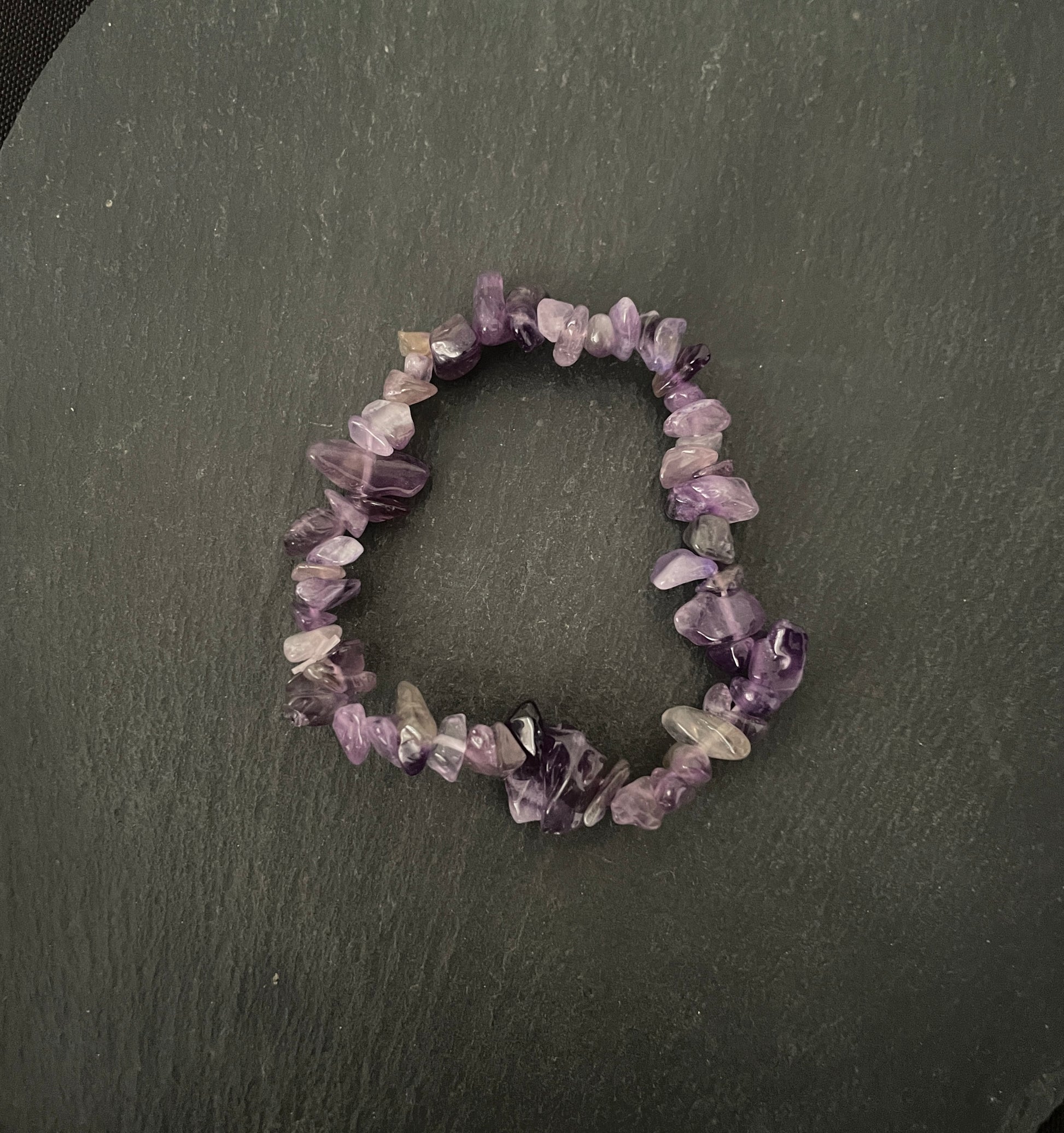 Amethyst Chip Bracelet image 1