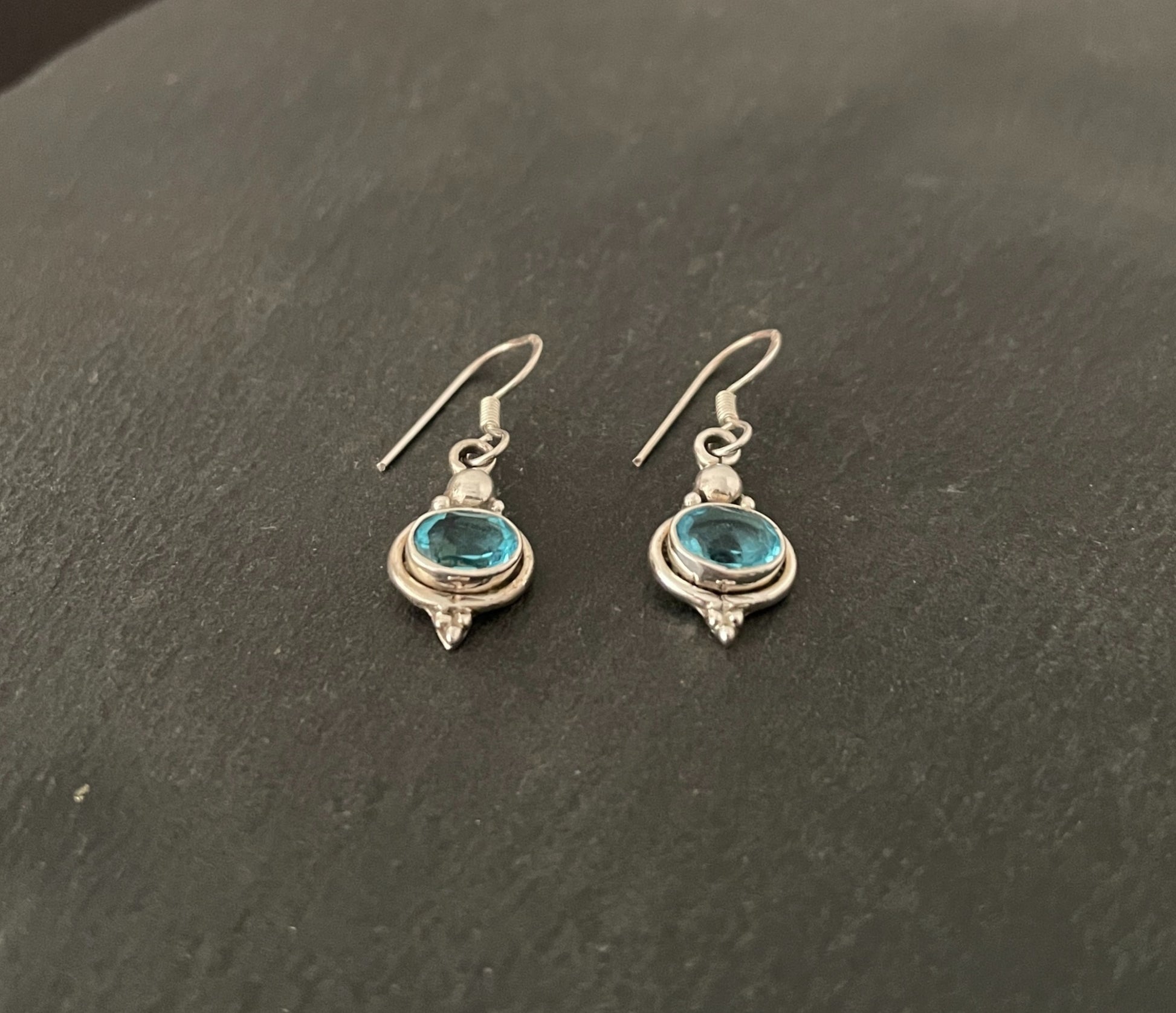 Blue Topaz Earrings image 1