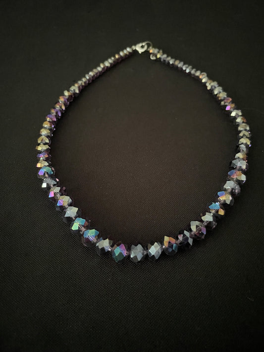 Purple Bead Necklace image 0