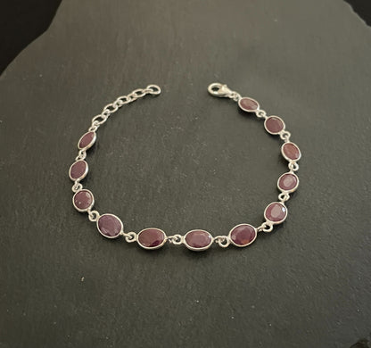 Oval Ruby Bracelet image 0