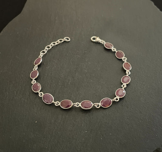 Oval Ruby Bracelet image 0