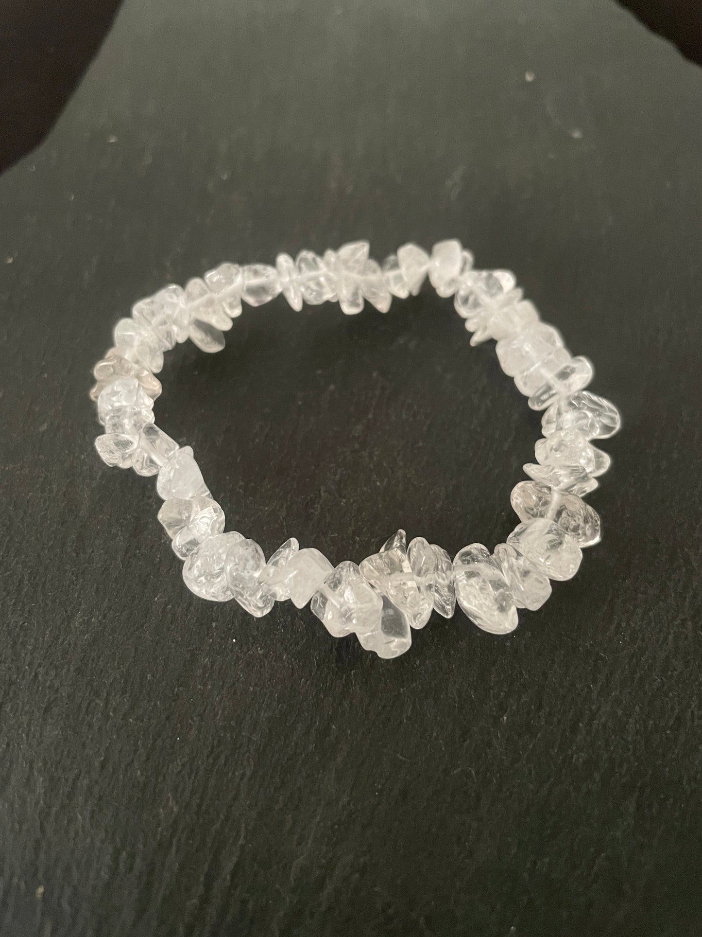 Clear Quartz Chip Bracelet image 0