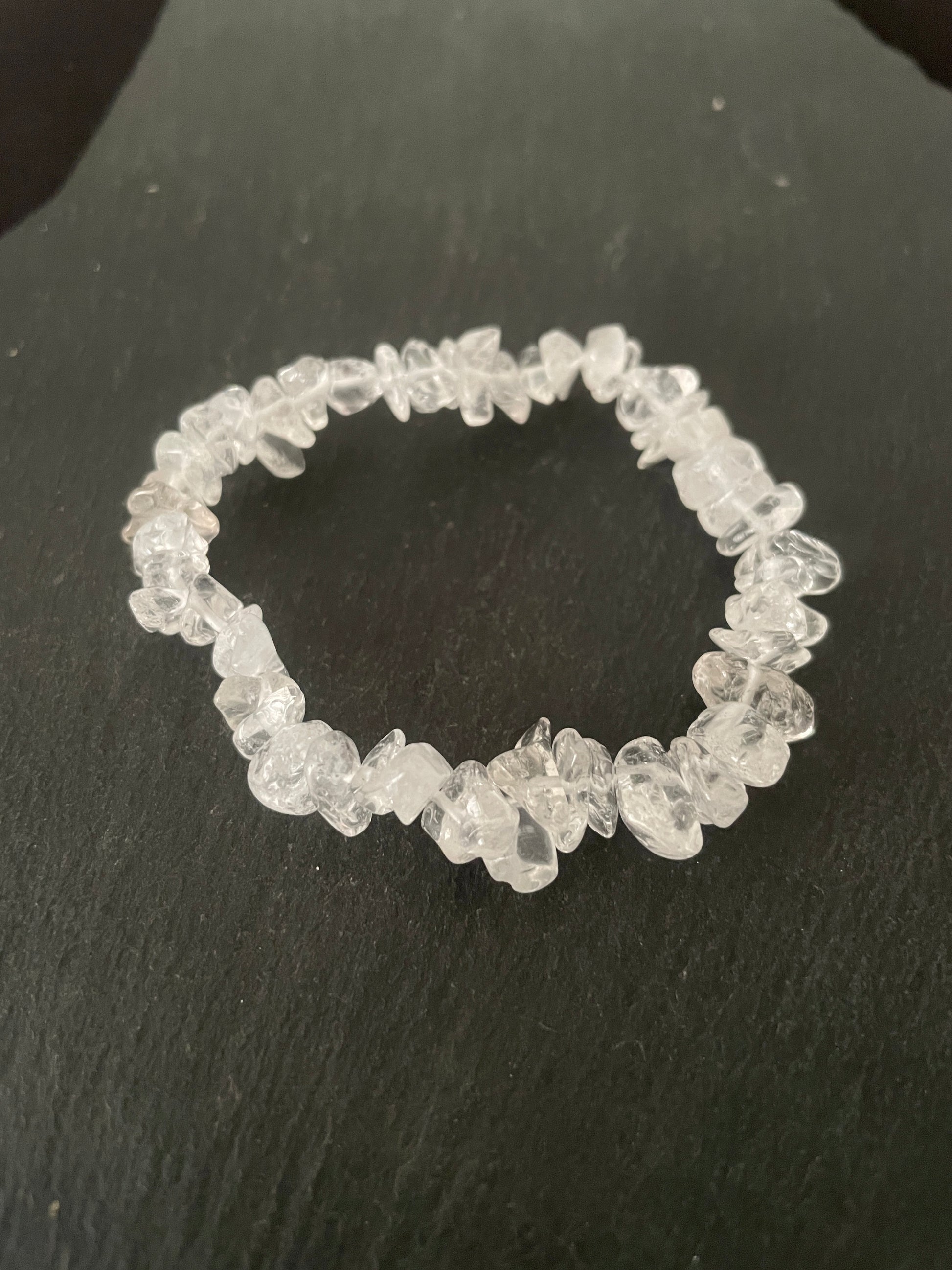 Clear Quartz Chip Bracelet image 0
