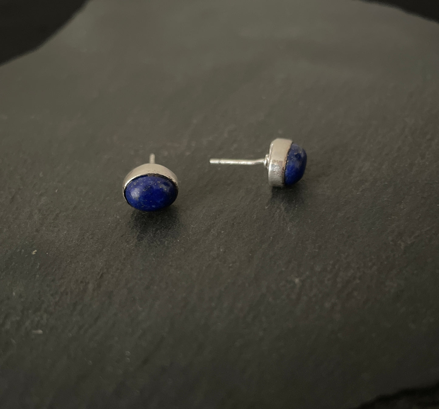 Lapis Lazuli Oval Studs image 1
