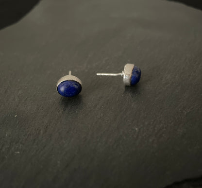 Lapis Lazuli Oval Studs image 1