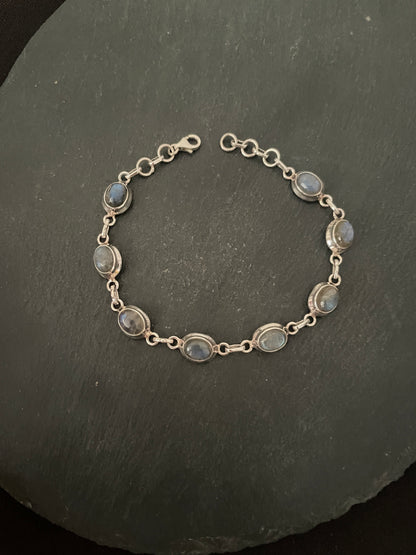 Labradorite and Silver Bracelet image 1