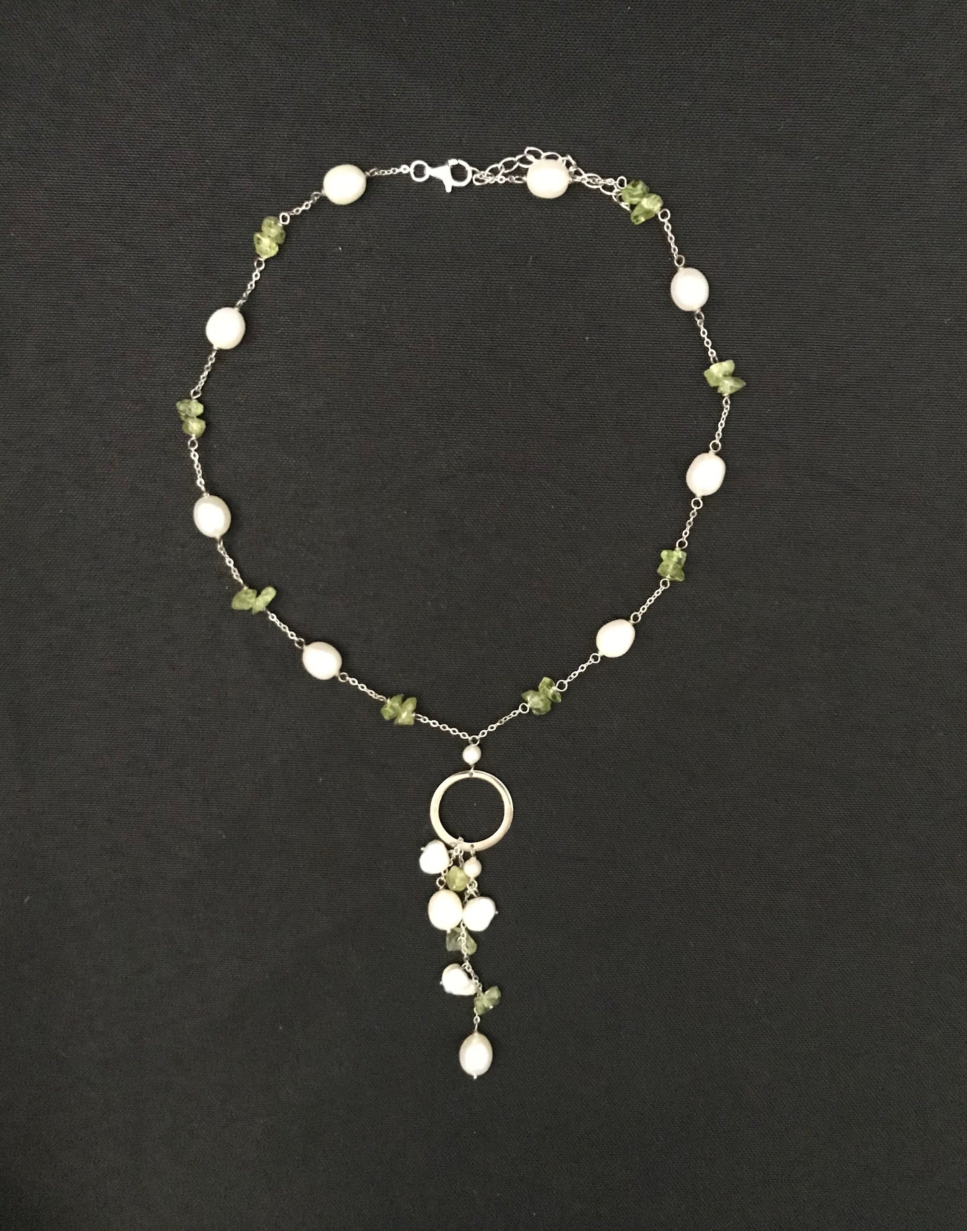 Pearl and Gemstone Necklace image 3