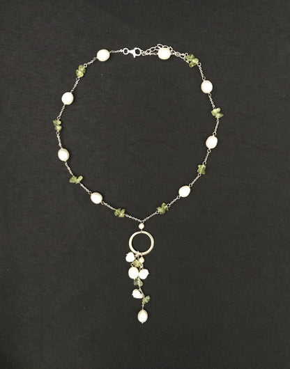Pearl and Gemstone Necklace image 3