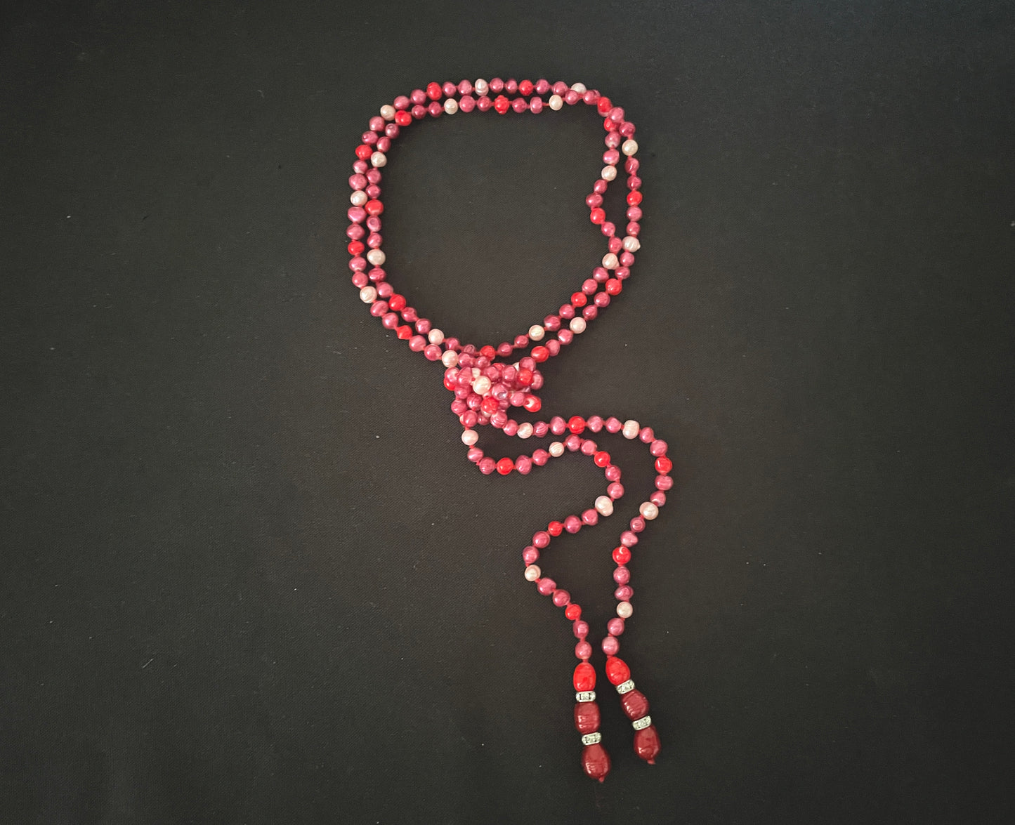 Pearl Bead Lariat Necklace image 2