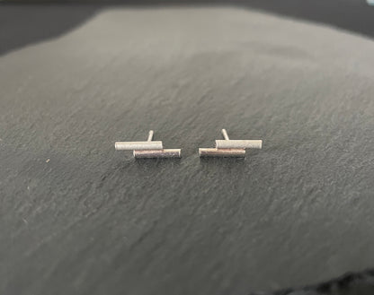 Silver Stud Earrings image 0