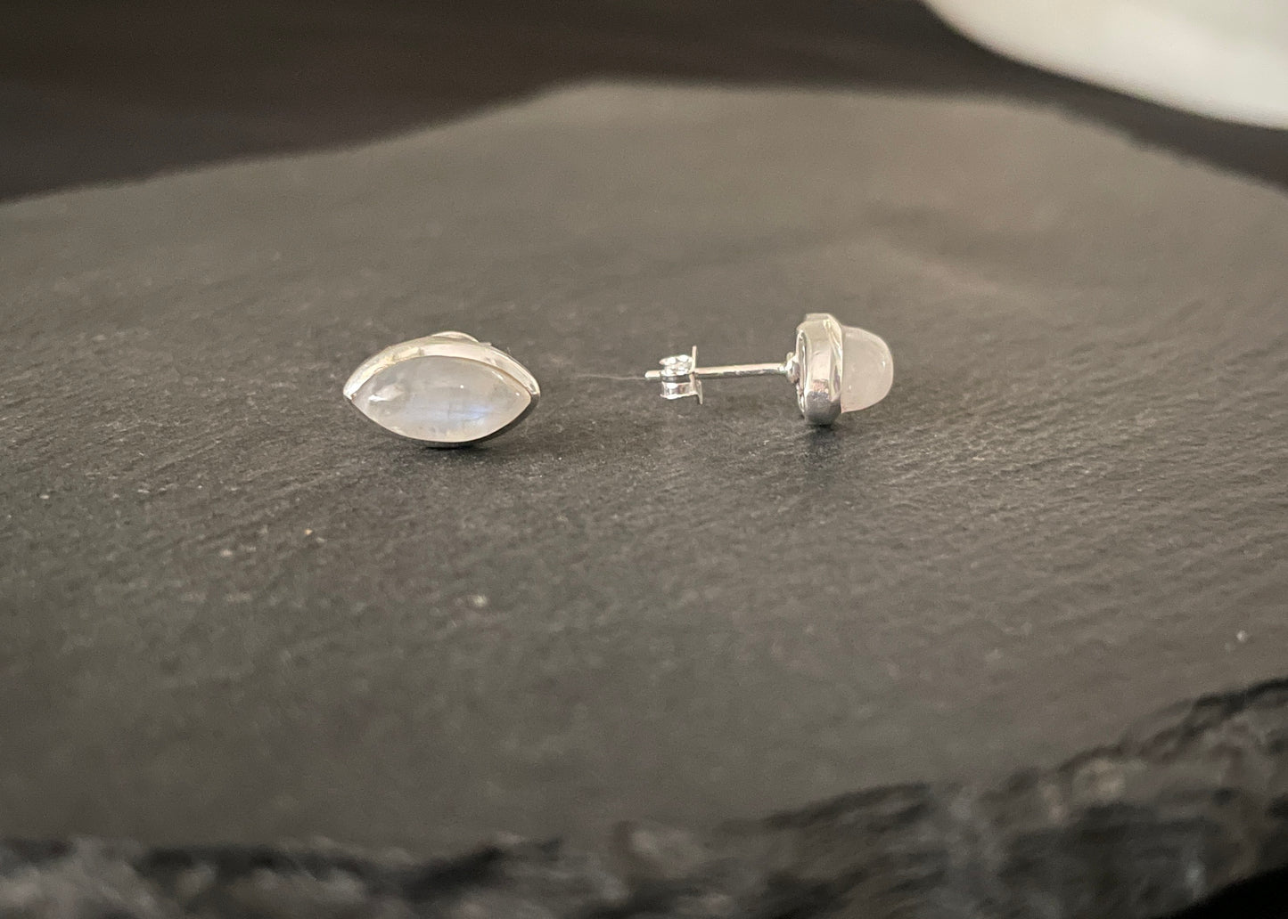 Moonstone Kite Stud Earrings image 1