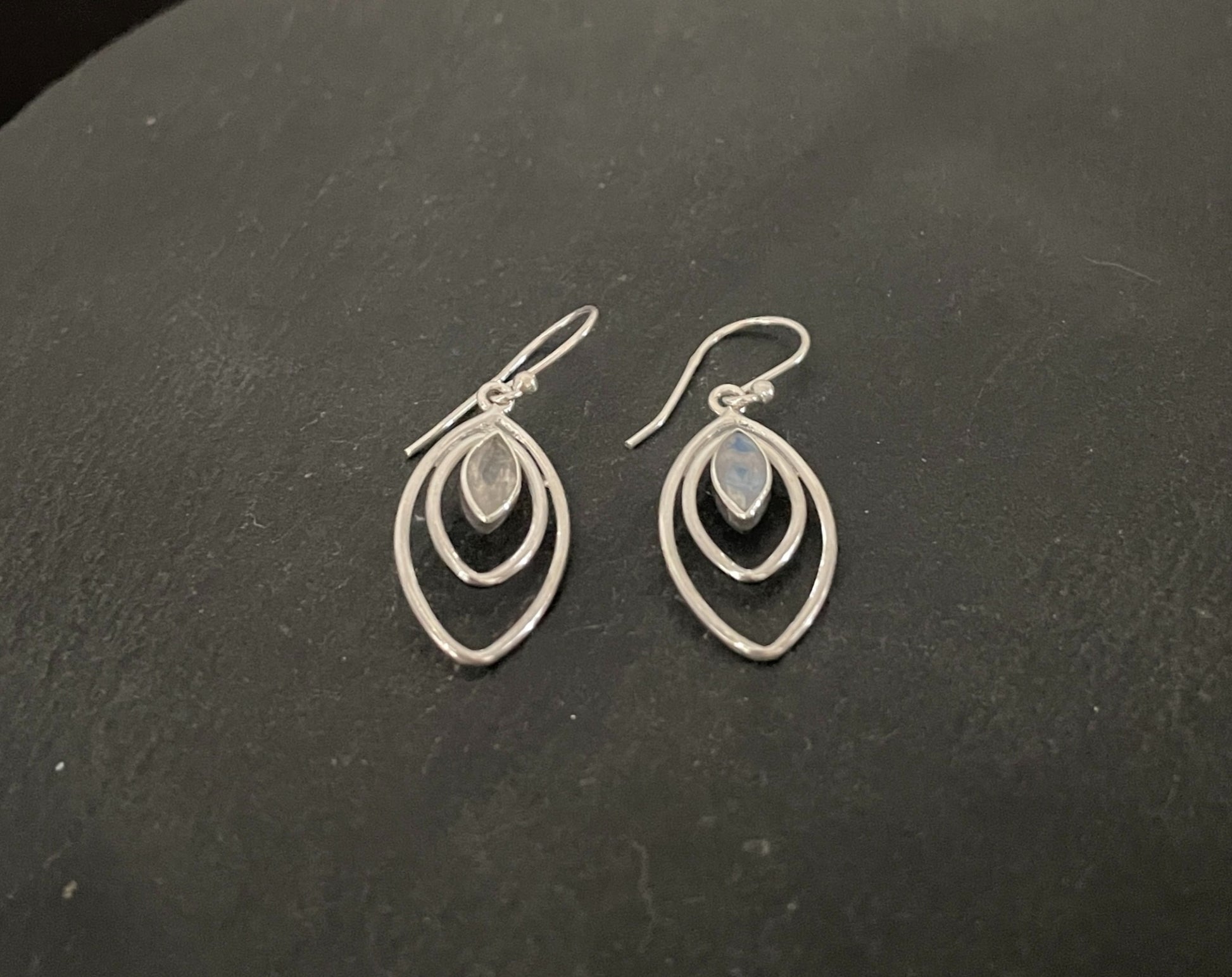 Moonstone and Silver Earrings image 1