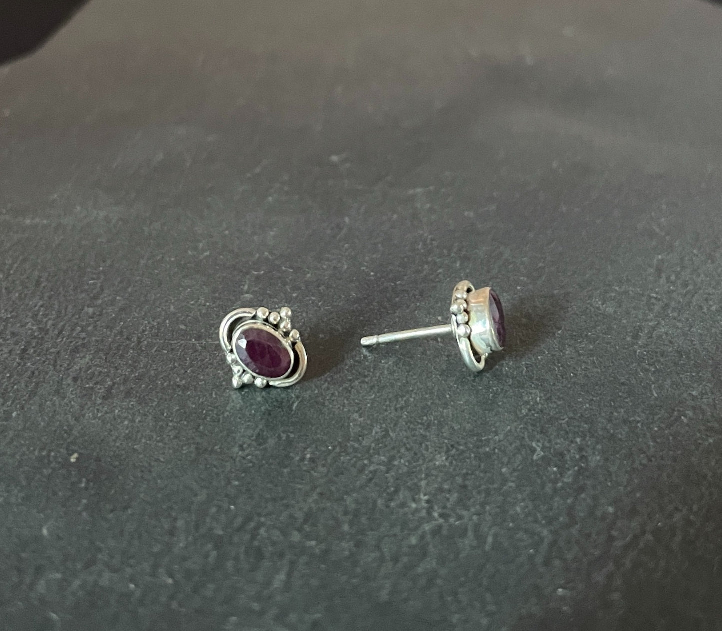 Ruby Stud Earrings image 1