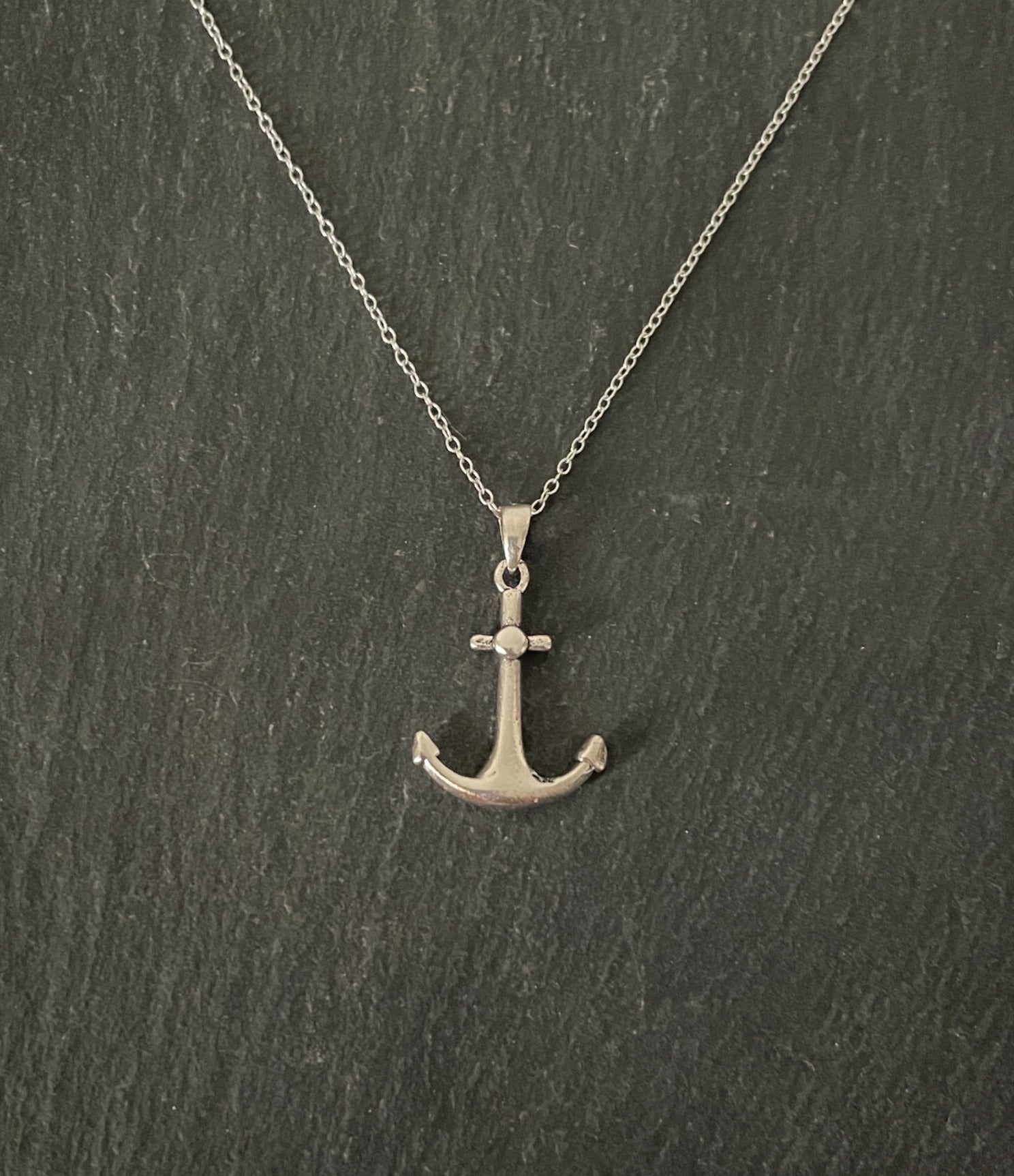 Silver Anchor Pendant image 0