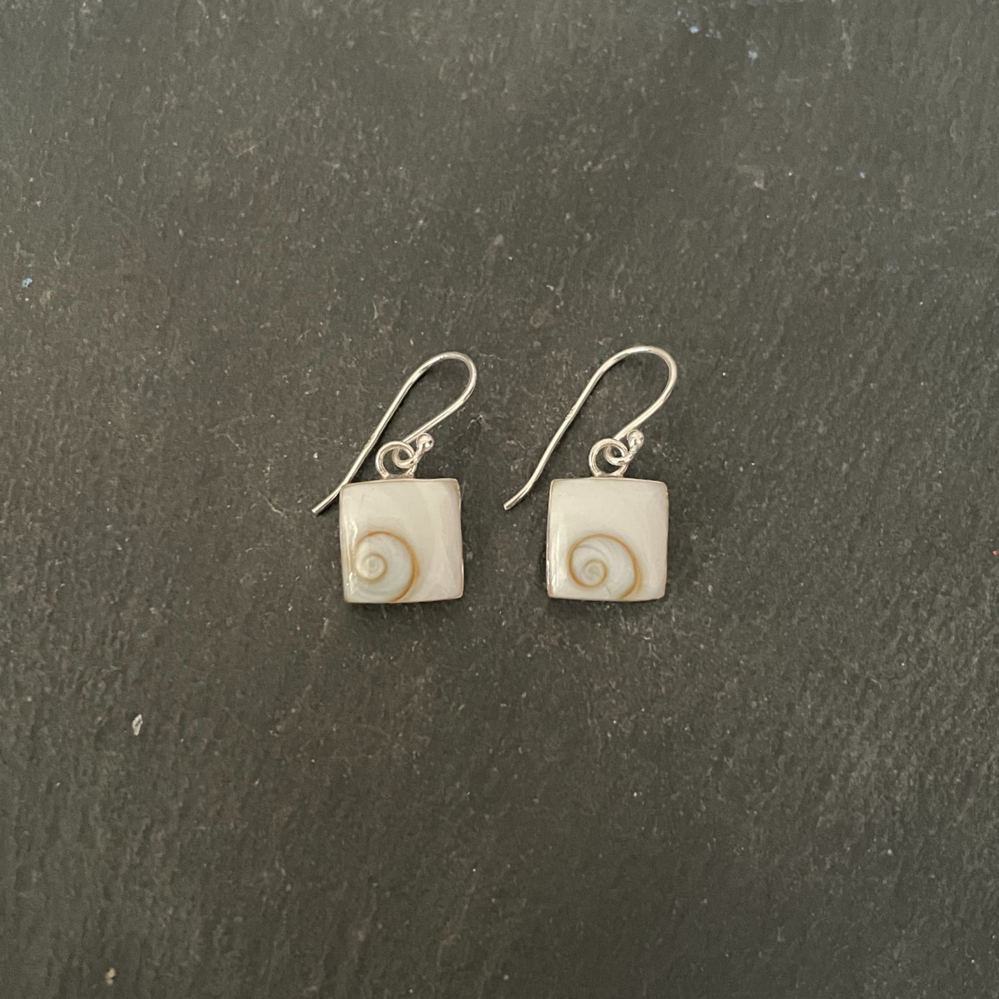 Shiva Shell Square Drop Earrings image 0