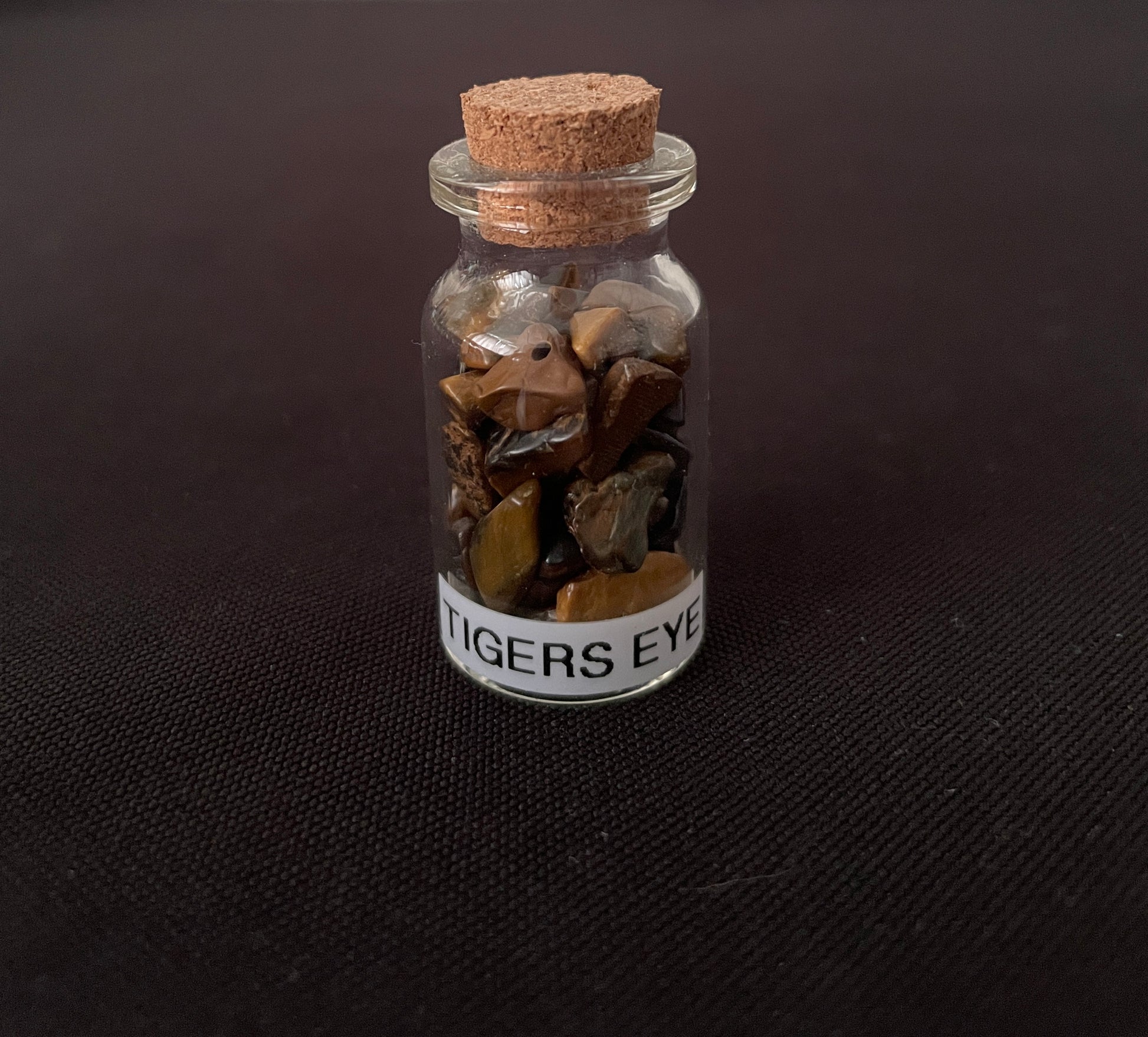 Tigers Eye Gemstone Jar image 1