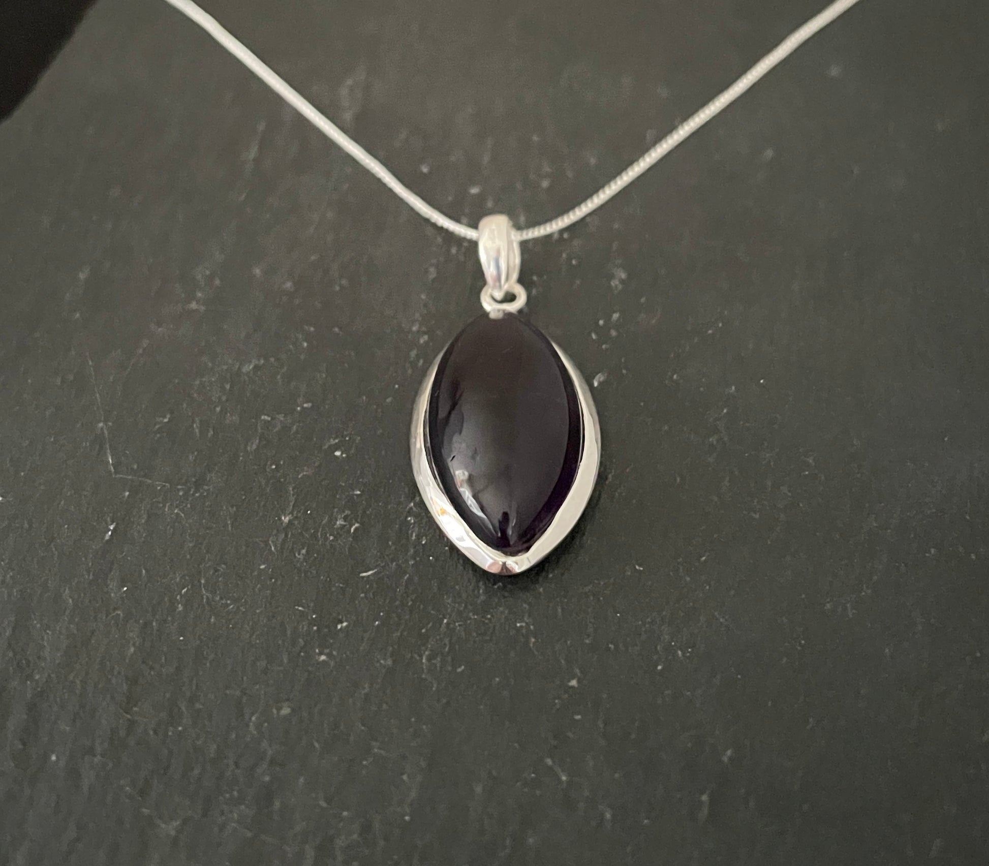 Amethyst and Silver Pendant image 1
