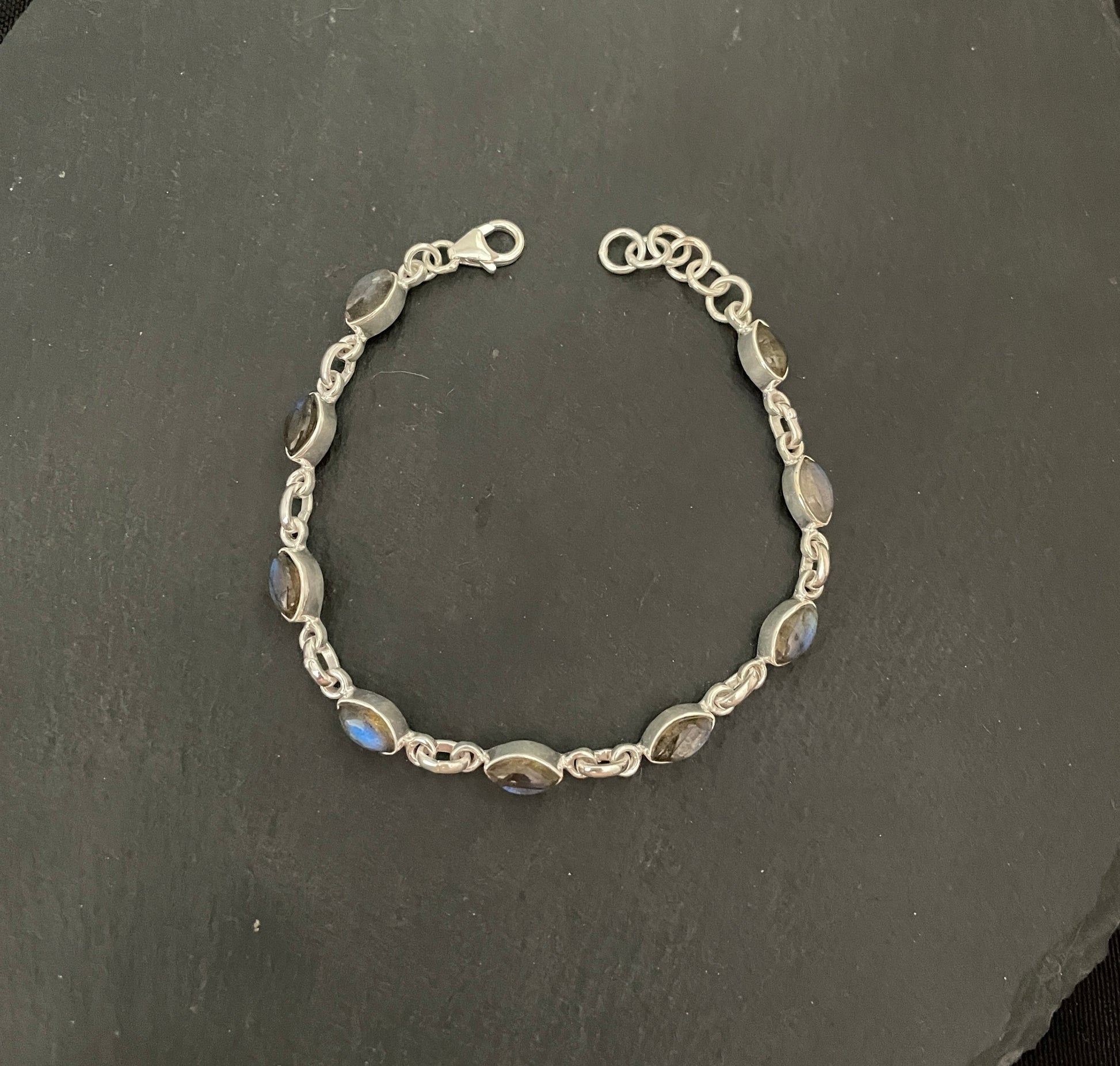 Labradorite and Silver Bracelet image 1
