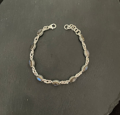 Labradorite and Silver Bracelet image 1