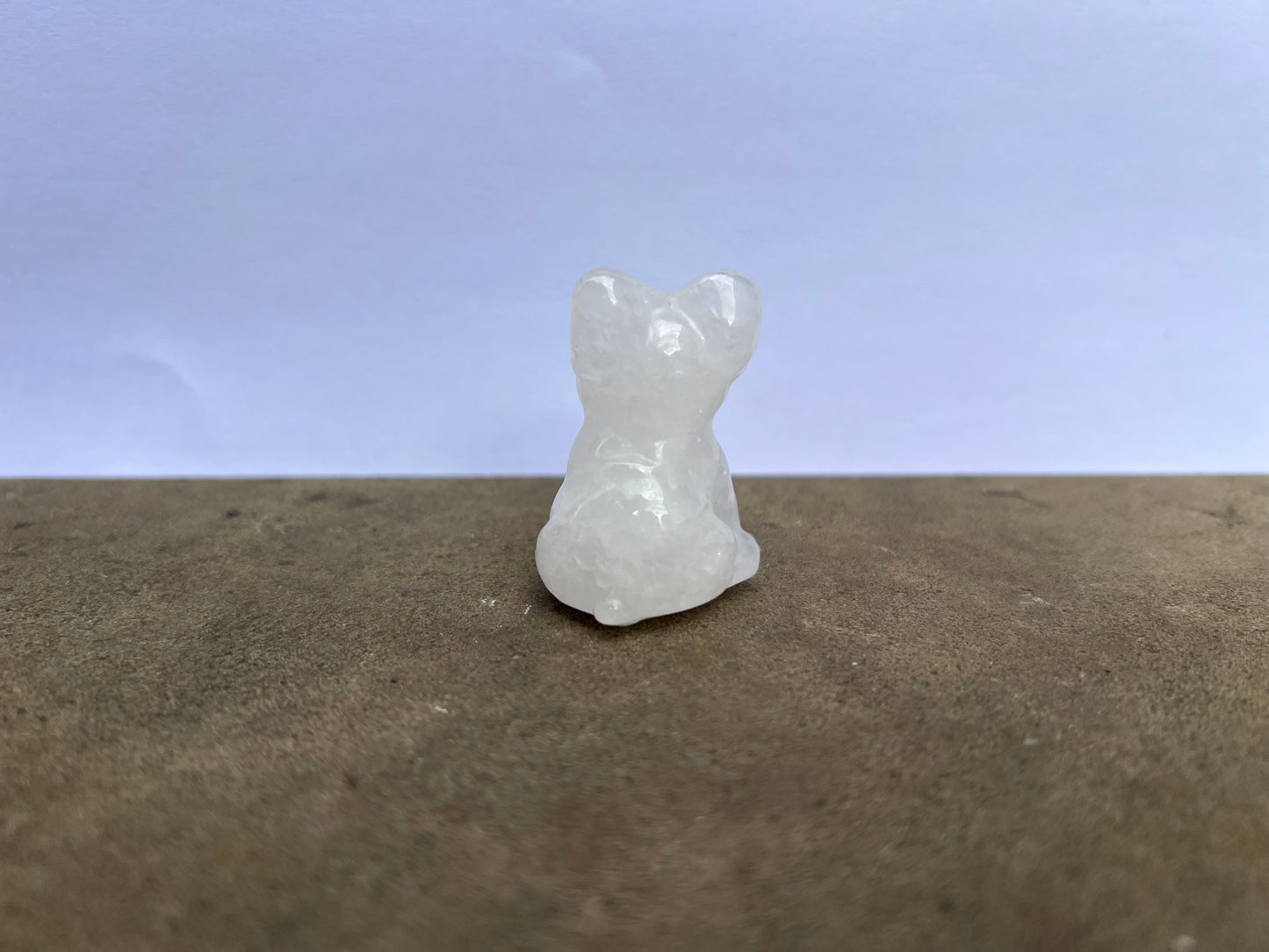 Clear Quartz French Bulldog image 2