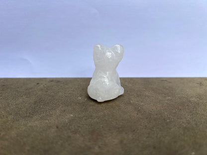 Clear Quartz French Bulldog image 2