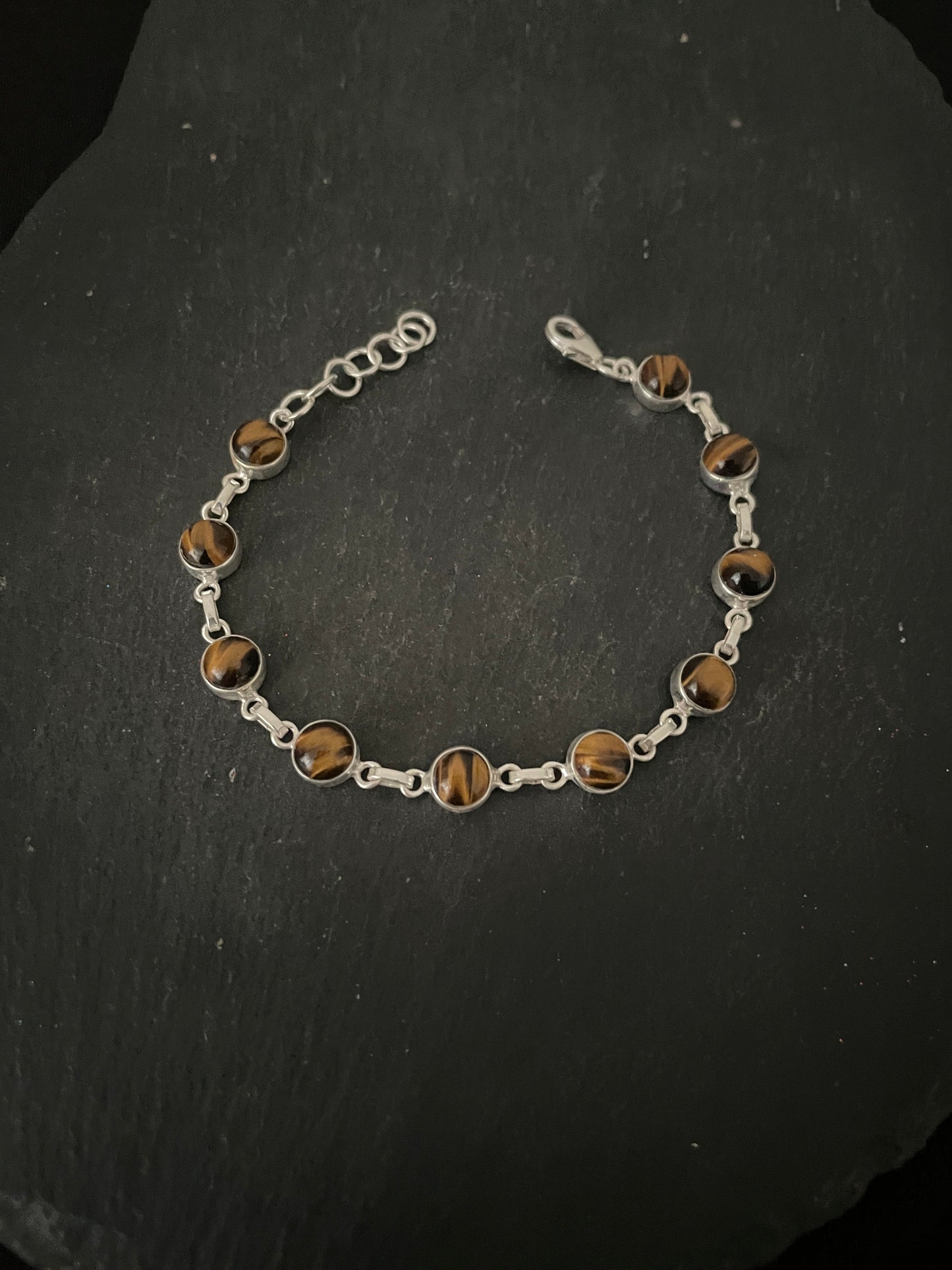 Round Tiger's Eye Bracelet image 0