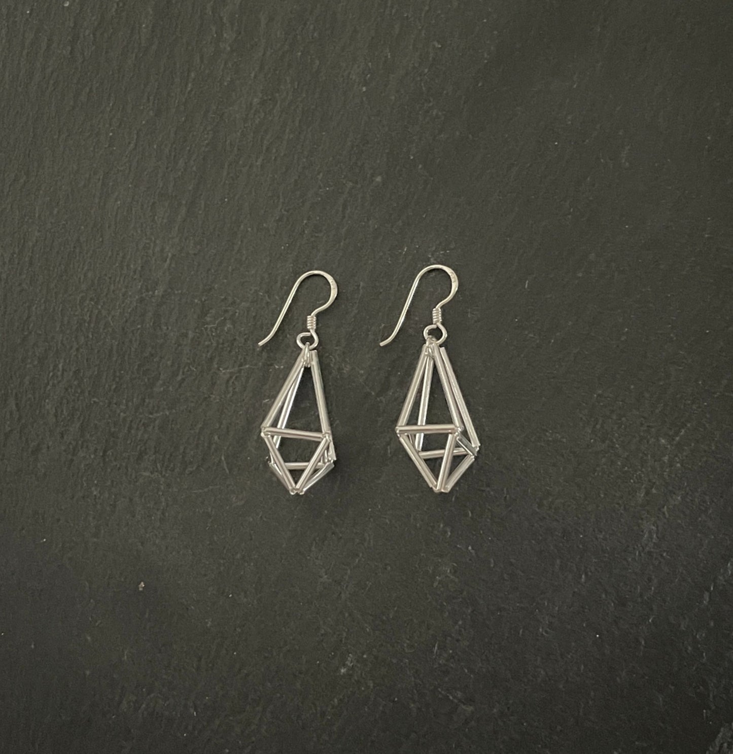 Silver Kite Earrings image 0