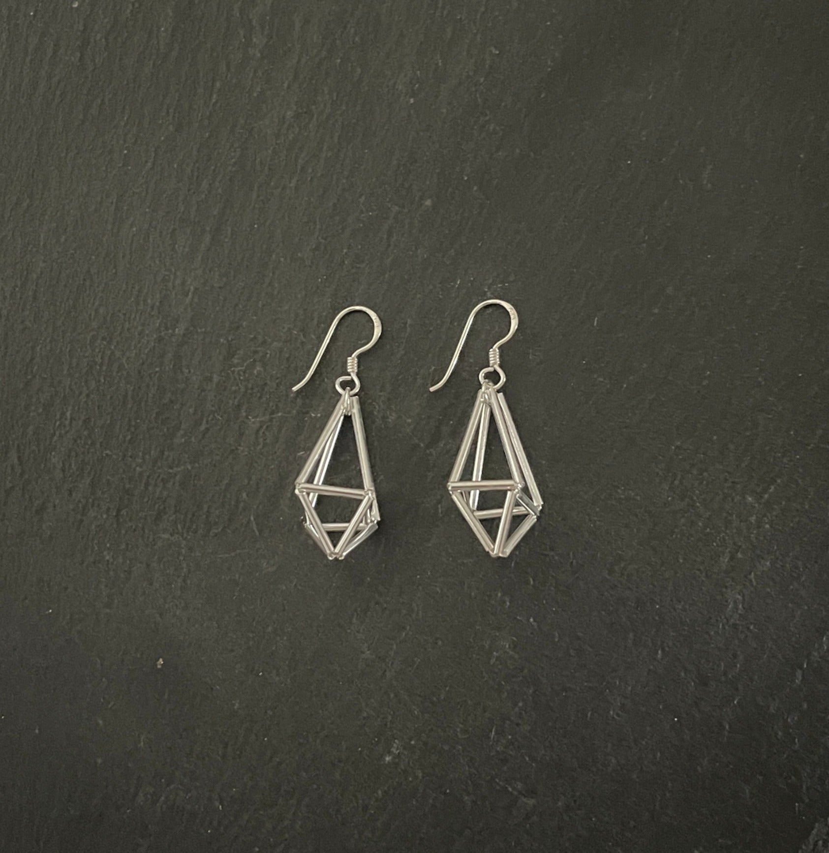 Silver Kite Earrings image 0