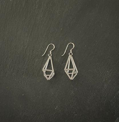 Silver Kite Earrings image 0