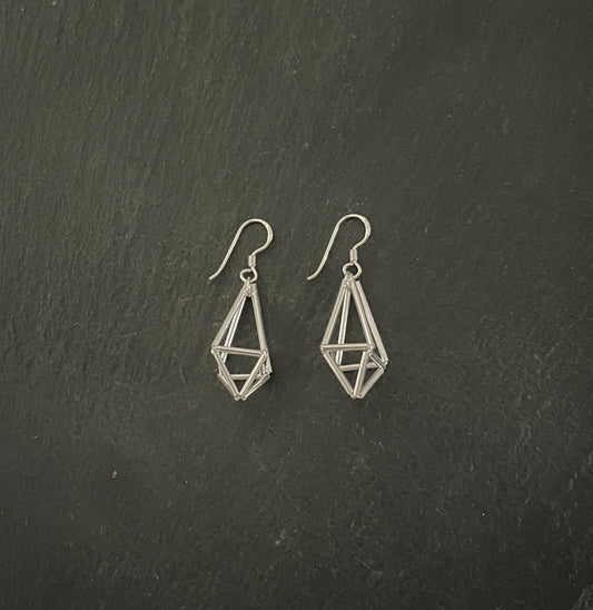 Silver Kite Earrings image 0