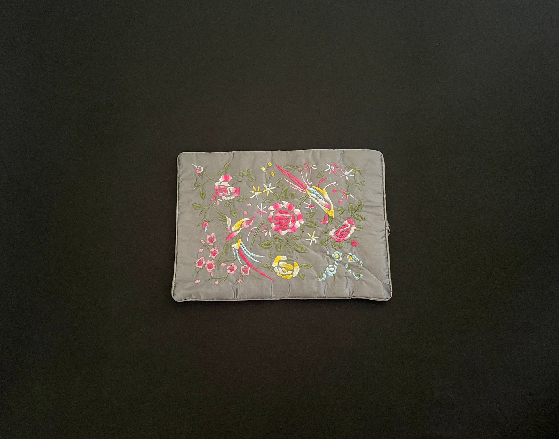 Grey Flower Jewellery Wrap image 2