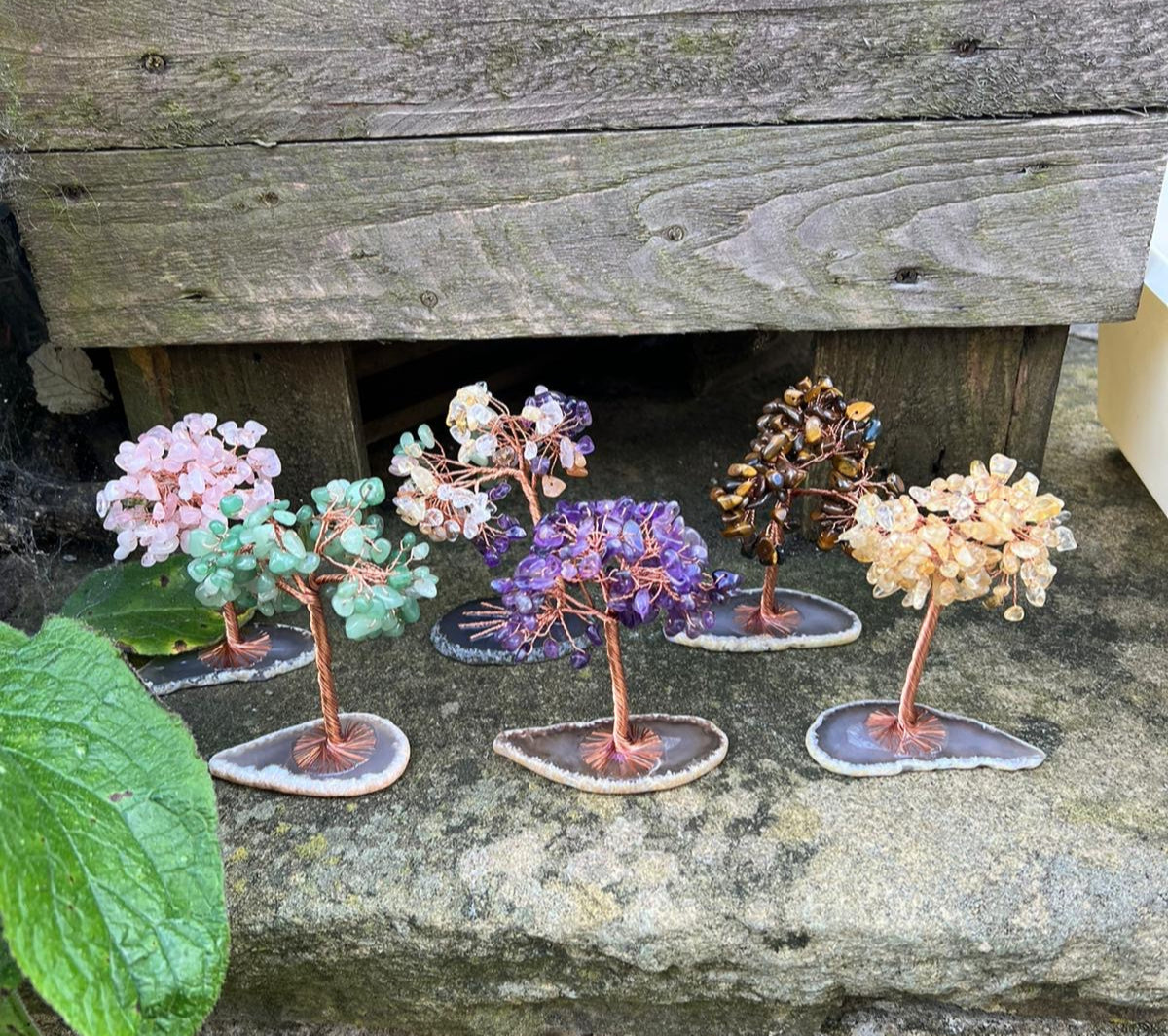 Gemstone Tree on Agate Base image 0